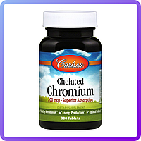 Витамины и минералы Carlson Labs Chelated Chromium 200 мкг (300 таб) (230008)