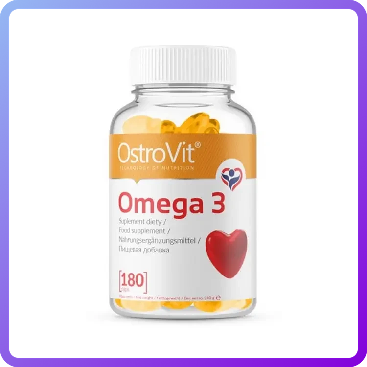 Риб'ячий жир OstroVit Omega 3 180 кап (344513)