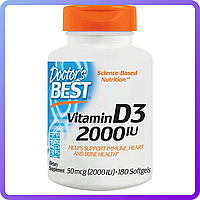 Витамины и минералы Doctor's Best Vitamin D3 (2000 IU) 180 софтгель (450840)
