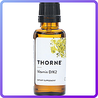 Витамин D3 и К2 Thorne Research Vitamin D3 K2 30 мл (470027)