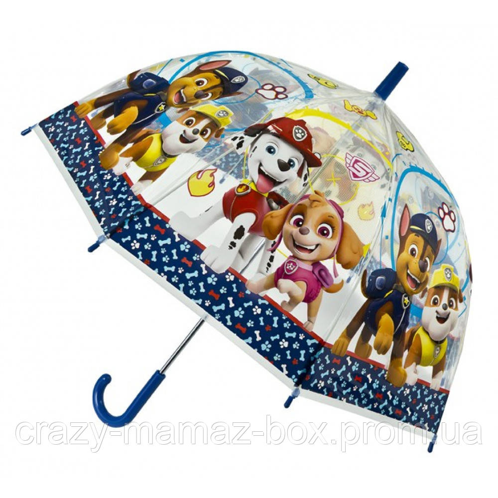 Дитяча парасолька Щенячий Патруль синій 3-6 років