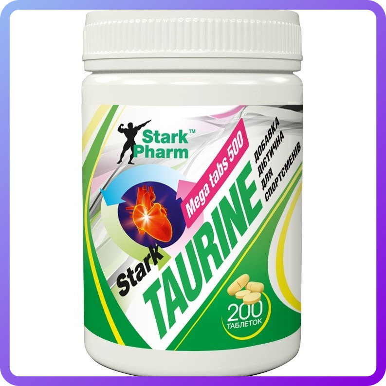 Таурин Stark Pharm Stark Taurine 500 200 таб (346622)