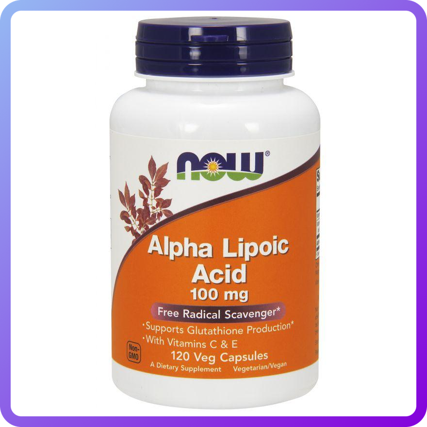Альфа-ліпоєва кислота Now Foods Alpha Lipoic Acid 100 мг (120 капсул) (337923)