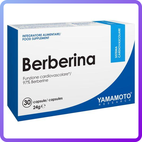 Берберин для підтримки глюкози Yamamoto Research Berberina 30 капс (346632)