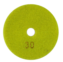 Круг для полірування, черепашка (диск) для сухого шліфування BAUMESSER STANDARD №30 на липучці