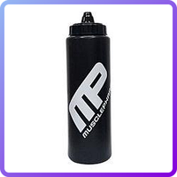 Велосипедная бутылка Muscle Pharm Water Bottle Black 1000 мл (235676)