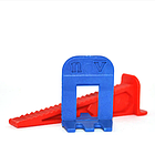 Комплект СВП NoVa: основа СВП 2УП 1,5мм + клини 2УП+ ключ для затиску (метал) + шаблон NoVa, фото 4