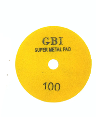 Алмазний шліфувальний диск GBI №100 металізований, на липучці