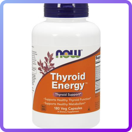 Комплекс для щитовидної Залози Now Foods Thyroid Energy (180 желевых капсул) (337956)