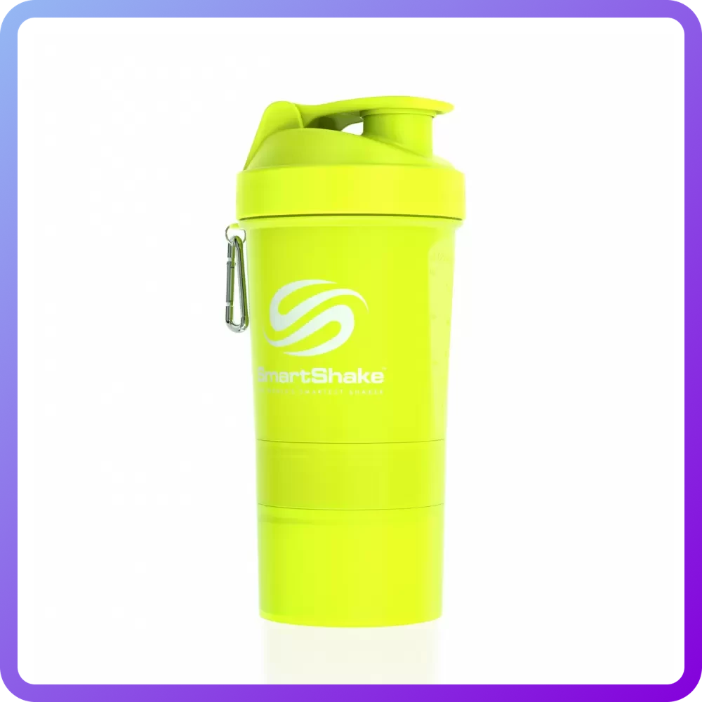 Шейкер Smart Shake Original 600 мл (Жовтий) (346647)