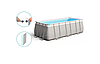 Каркасний басейн Bestway 56456 (412х201х122 см) (Картріджний фільтр-насос 2006 л/год, драбина, дозатор), фото 9