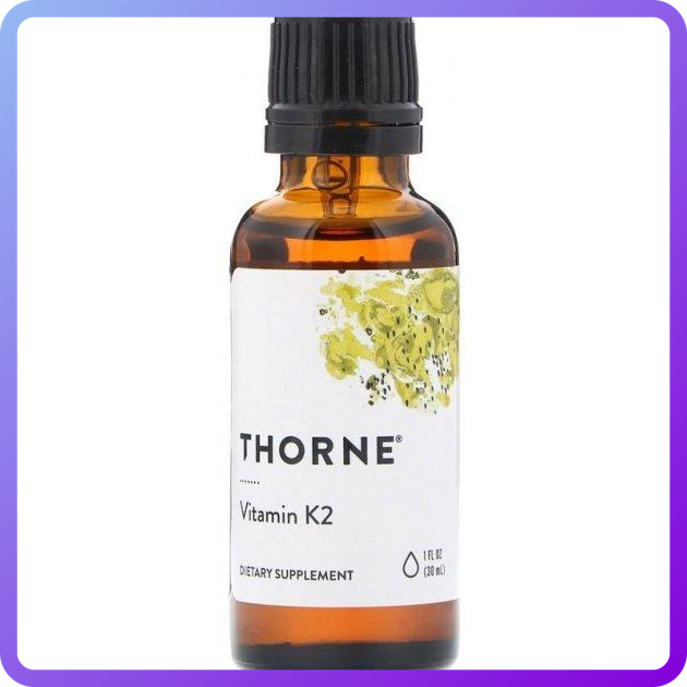 Вітамін К2 Thorne Research Vitamin К2 1 Рідка Унція (30 мл) (344569)
