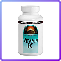 Вітамін К Source Naturals Vitamin До 500 мкг (200 таблеток) (337996)