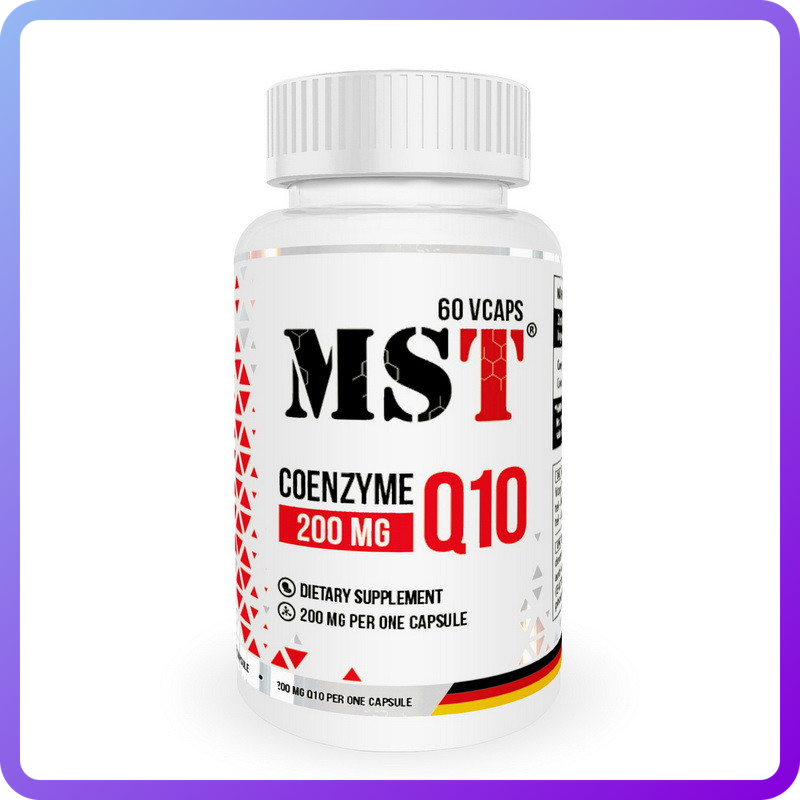 Коензим MST Nutrition Coenzyme Q10 200 мг 60 вег.капс (345642)