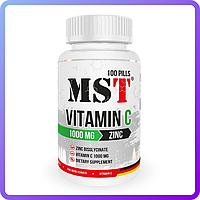 Вітаміни і мінерали MST Nutrition Vitamin C 1000 мг + Zinc 100 капс (113363)