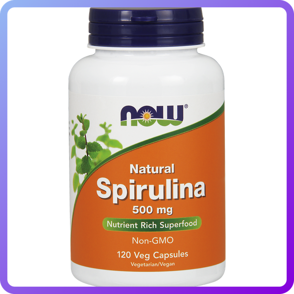 Спіруліна натуральна Now Foods Spirulina 500 мг 120 капс (346688)