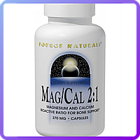 Вітаміни і мінерали Source Naturals Magnesium Calcium 2:1 370 мг (90 капсул) (338034)