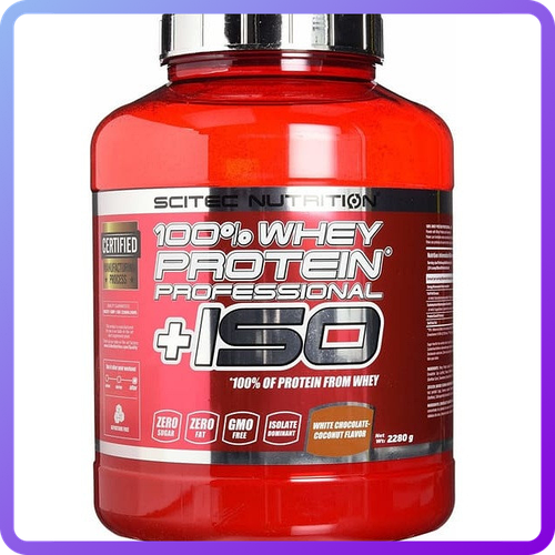 Купить Протеин Scitec Nutrition Whey Protein Prof+ ISO 2280 г Скидка ...