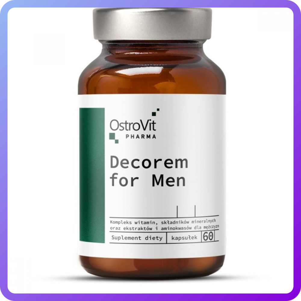 Вітамінний комплекс для чоловіків Ostrovit Pharma Decorem For Men 60 капс (347752)