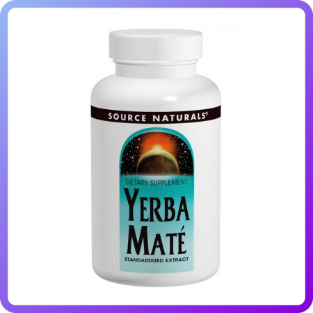 Парагвайський Чай Мате Source Naturals Yerba Mate 600 мг (90 таблеток) (338052)