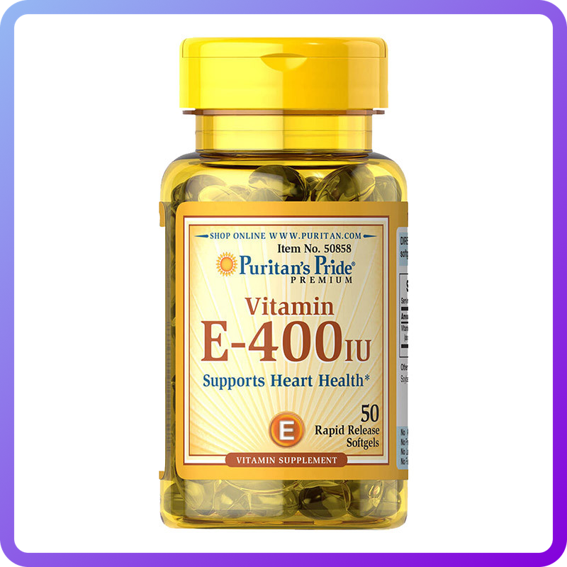 Вітаміни і мінерали Puritans Pride Vitamin E 400 IU 50 гель.капс (342272)