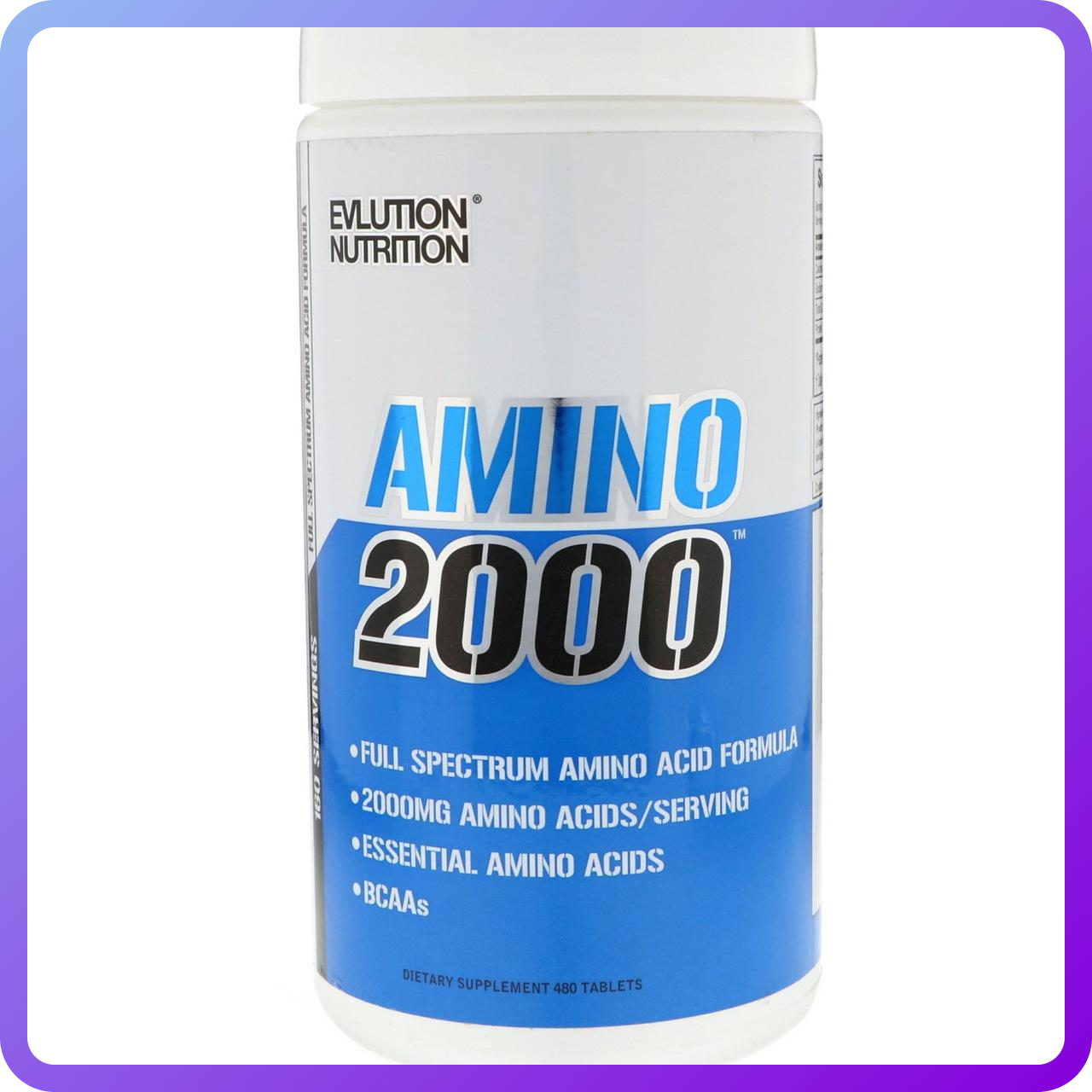 Амінокислоти Evlution Nutrition Amino 2000 480 таб (343302)