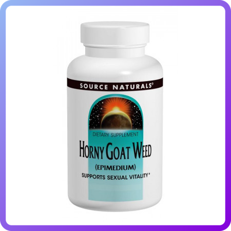 Epimedium Source Naturals Horny Goat Weed 1000 мг (30 таблеток) (338084)