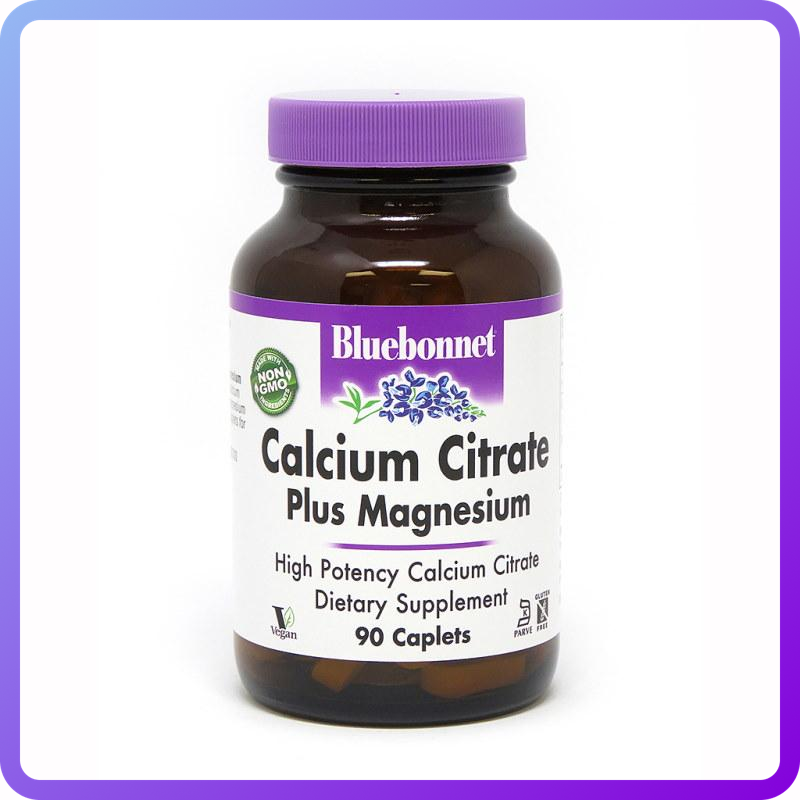 Вітаміни і мінерали Bluebonnet Nutrition Calcium Citrate plus Magnesium 90 капс (345678)