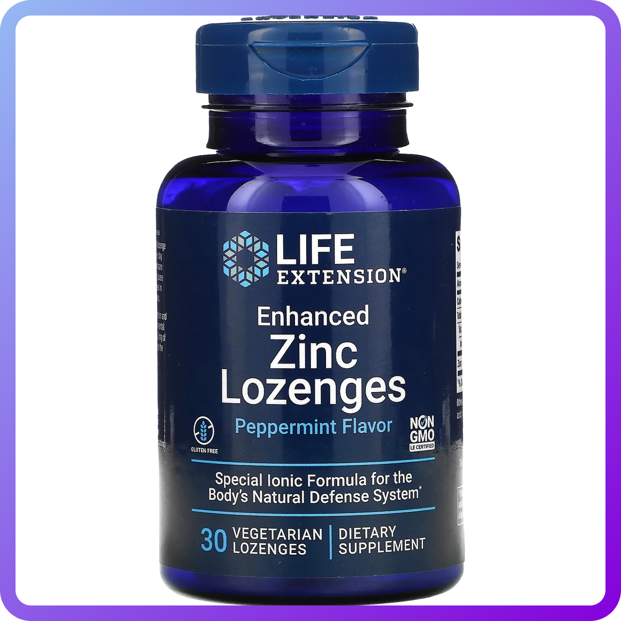 Вітаміни і мінерали Life Extension Enhanced Zinc табл 30 вег табл (345682)