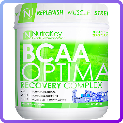 BCAA аминокислоты NutraKey BCAA Optima 30 порций (441 г) (343307) - фото 1 - id-p1420587290