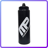 Велосипедная бутылка Muscle Pharm Water Bottle Black 1000 мл (114612)