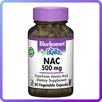N-Ацетил-L-Цистеин Bluebonnet Nutrition NAC 500 мг 30 гелевых капсул (233701)
