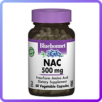 N-Ацетил-L-Цистеин Bluebonnet Nutrition NAC 500 мг 60 гелевых капсул (233702)