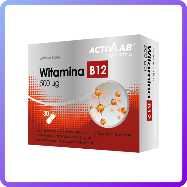 Вітаміни ActivLab Pharma Vitamin B12 500 μg 30 капс (346769)