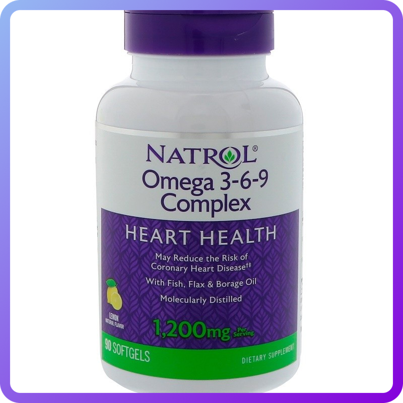 Риб'ячий жир Natrol Omega 3-6-9 1200 мг (90 капс) (341143)