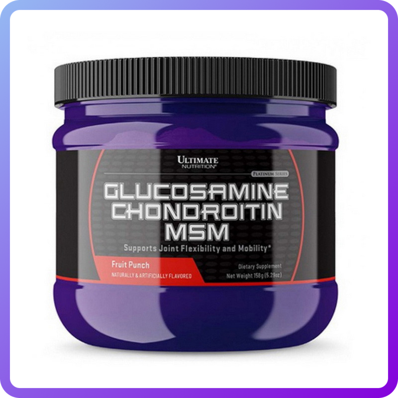Для суглобів і зв'язок Ultimate Nutrition Glucosamine Chondroitin Msm 158 г (345772)