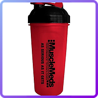 Шейкер MuscleMeds Shaker 700 мл (червоний) (232452)