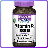 Витамин Bluebonnet Nutrition D3 1000IU 180 гелевых капсул (112444)