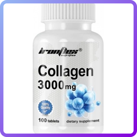 Для суглобів і зв'язок IronFlex Collagen 3000 мг 100 таб (347810)