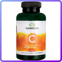 Витамин Ц Swanson Vitamin C WRose Hips 1000 мг 90 капс (236803)