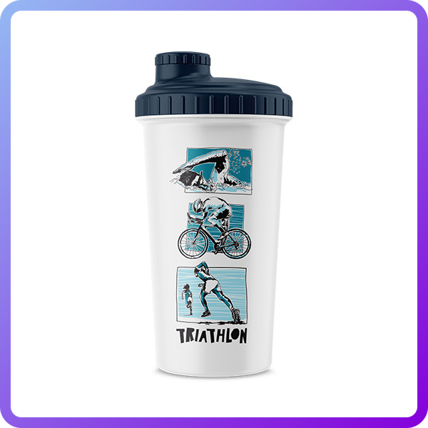 Шейкер TREC nutrition SHAKER 047 700 мл l WHITE TRIATHLON (346824)
