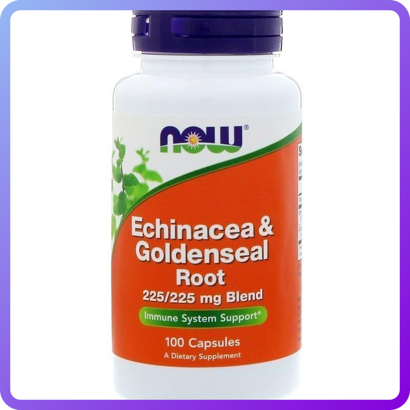Ехінацея Now Foods Echinacea & Goldenseal Root 100 капс (346828)