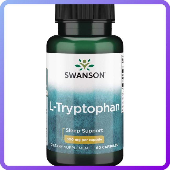 Триптофан Swanson L-Tryptophan 500 мг 60 капс (347822)