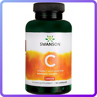 Витамин Ц Swanson Vitamin C WRose Hips 1000 мг 90 капс (347824)