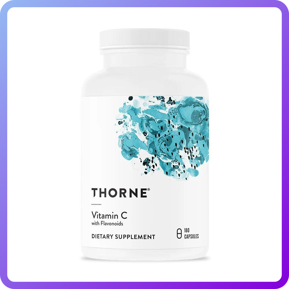 Вітаміни і мінерали Thorne Research Vitamin C with flavonoids 180 капс (345807)