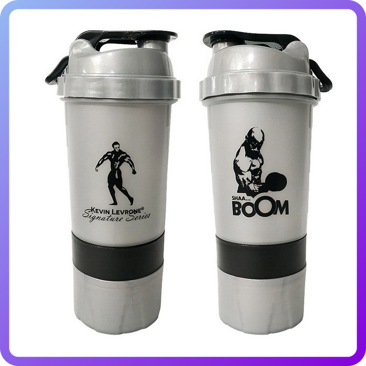 Шейкер Kevin Levrone Smart Shaker Silver 500 мл (341256)