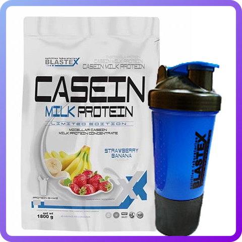 Казеїн Blastex Caseine Milk Protein+Extrifit Shaker Free 1.8 кг (341265)