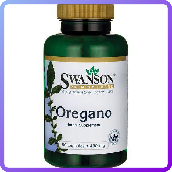 Вітаміни і мінерали Swanson Full Spectrum Oregano 450 мг 90 капс (342410)