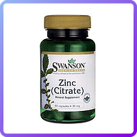 Цинк Swanson Zinc Citrate 30 мг 60 капс (473271)