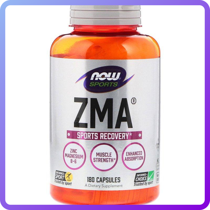 Бустер тестостерону Now Foods ZMA(R) 800 мг 180 капс (341280)